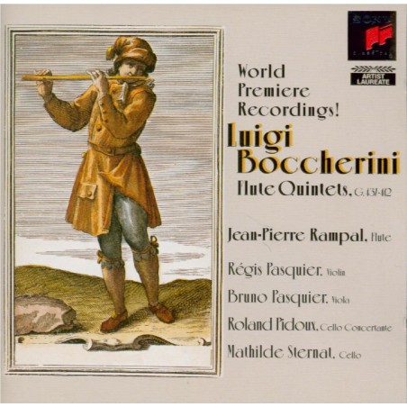 BOCCHERINI - Rampal - Quintette pour flûte ou hautbois, deux violons, al